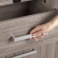 Szafka pod Akwarium Proste Solid 120x50x75cm Dąb Truflowy