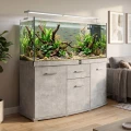 Szafka pod Akwarium Profilowane Owalne Solid 150x50x75cm Beton