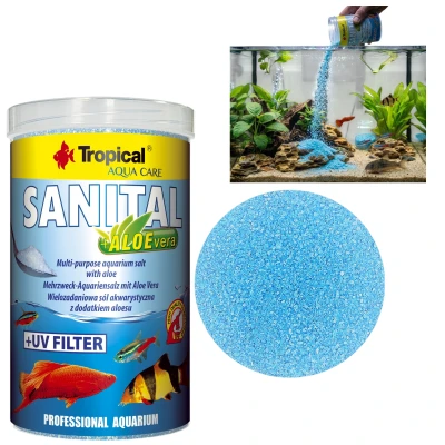 TROPICAL SANITAL + ALOEVERA 1000ML/1,2KG Sól Akwarystyczna 80326