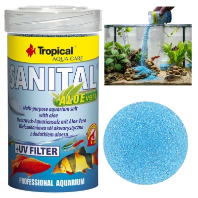 TROPICAL SANITAL + ALOEVERA 100ML/120G Sól Akwarystyczna 80323
