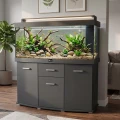 Szafka pod Akwarium Profilowane Owalne Solid 150x50x75cm Grafit
