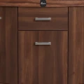 Szafka pod Akwarium Profilowane Owalne Solid 150x50x75cm Orzech