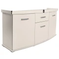 Szafka pod Akwarium Profilowane Owalne Solid 150x50x75cm Szampański