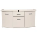 Szafka pod Akwarium Profilowane Owalne Solid 150x50x75cm Szampański
