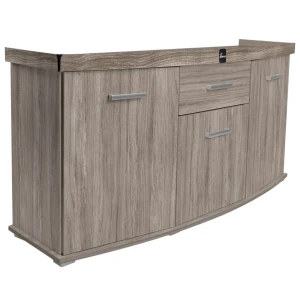 Szafka pod Akwarium Profilowane Owalne Solid 150x50x75cm Dąb Truflowy