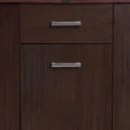 Szafka pod Akwarium Profilowane Owalne Solid 150x50x75cm Dąb Wenge