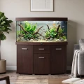 Szafka pod Akwarium Profilowane Owalne Solid 150x50x75cm Dąb Wenge