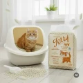 Jerry TOFU Ekologiczny Zbrylający Żwirek Żwir dla Kota Wydajny NATURALNY 2,5kg