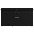 Szafka pod Akwarium Proste Solid 150x50x75cm Czarna