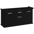 Szafka pod Akwarium Proste Solid 150x50x75cm Czarna
