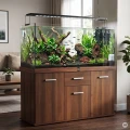 Szafka pod Akwarium Proste Solid 150x50x75cm Orzech