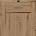 Szafka pod Akwarium Profilowane Owalne Solid 160x60x75cm Dąb Artisan
