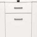 Szafka pod Akwarium Profilowane Owalne Solid 160x60x75cm Biała