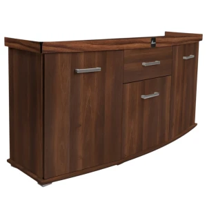 Szafka pod Akwarium Profilowane Owalne Solid 160x60x75cm Orzech