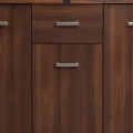 Szafka pod Akwarium Profilowane Owalne Solid 160x60x75cm Orzech