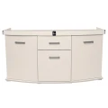 Szafka pod Akwarium Profilowane Owalne Solid 160x60x75cm Szampański