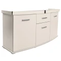 Szafka pod Akwarium Profilowane Owalne Solid 160x60x75cm Szampański