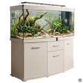 Szafka pod Akwarium Profilowane Owalne Solid 160x60x75cm Szampański