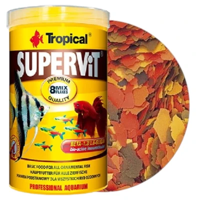 TROPICAL SUPERVIT 250ml - Pokarm Płatki Dla Ryb