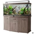 Szafka pod Akwarium Profilowane Owalne Solid 160x60x75cm Dąb Truflowy