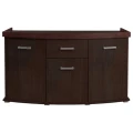 Szafka pod Akwarium Profilowane Owalne Solid 160x60x75cm Wenge
