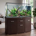 Szafka pod Akwarium Profilowane Owalne Solid 160x60x75cm Wenge