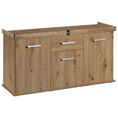 Szafka pod Akwarium Proste Solid 160x60x75cm Dąb Artisan