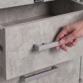 Szafka pod Akwarium Proste Solid 160x60x75cm Beton