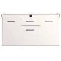 Szafka pod Akwarium Proste Solid 160x60x75cm Biała
