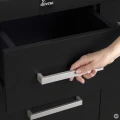 Szafka pod Akwarium Proste Solid 160x60x75cm Czarna