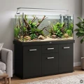 Szafka pod Akwarium Proste Solid 160x60x75cm Czarna