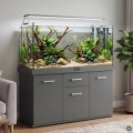 Szafka pod Akwarium Proste Solid 160x60x75cm Grafit
