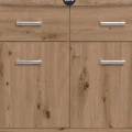 Szafka pod Akwarium Profilowane Owalne Solid 200x60x75cm Dąb Artisan