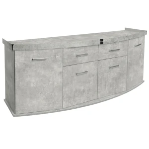 Szafka pod Akwarium Profilowane Owalne Solid 200x60x75cm Beton