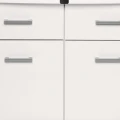 Szafka pod Akwarium Profilowane Owalne Solid 200x60x75cm Biała