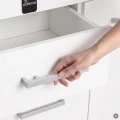 Szafka pod Akwarium Profilowane Owalne Solid 200x60x75cm Biała