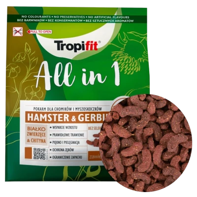 TROPIFIT ALL IN 1 HAMSTER &amp; GERBIL Pokarm dla Chomików i Myszoskoczków 1,75kg 50555