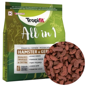 TROPIFIT ALL IN 1 HAMSTER & GERBIL Pokarm dla Chomików i Myszoskoczków 500g 50652