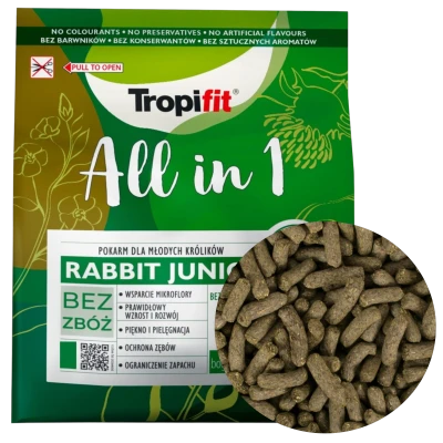 TROPIFIT ALL IN 1 Rabbit Junior Pokarm dla Królików 1,75kg 50545