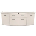 Szafka pod Akwarium Profilowane Owalne Solid 200x60x75cm Szampański