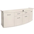 Szafka pod Akwarium Profilowane Owalne Solid 200x60x75cm Szampański