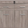 Szafka pod Akwarium Profilowane Owalne Solid 200x60x75cm Dąb Truflowy