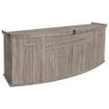 Szafka pod Akwarium Profilowane Owalne Solid 200x60x75cm Dąb Truflowy