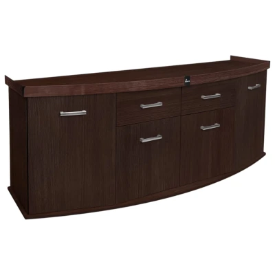 Szafka pod Akwarium Profilowane Owalne Solid 200x60x75cm Wenge