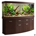 Szafka pod Akwarium Profilowane Owalne Solid 200x60x75cm Wenge