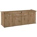 Szafka pod Akwarium Proste Solid 200x60x75cm Dąb Artisan
