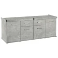 Szafka pod Akwarium Proste Solid 200x60x75cm Beton
