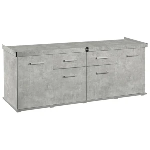 Szafka pod Akwarium Proste Solid 200x60x75cm Beton
