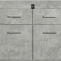 Szafka pod Akwarium Proste Solid 200x60x75cm Beton