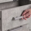 Szafka pod Akwarium Proste Solid 200x60x75cm Beton